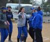 Junior Charlet Waver celebrates an out in the May 6 game versus Moose Lake-Willow River. Photo by Michael McHugh